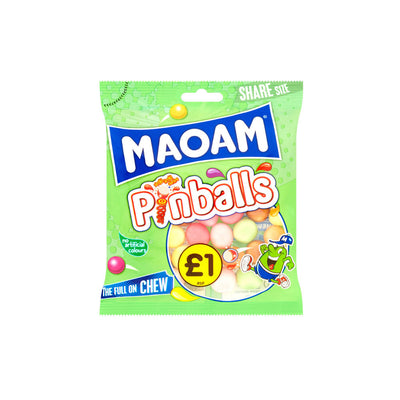 Maoam Pinballs Sweets 140g x 3Pack