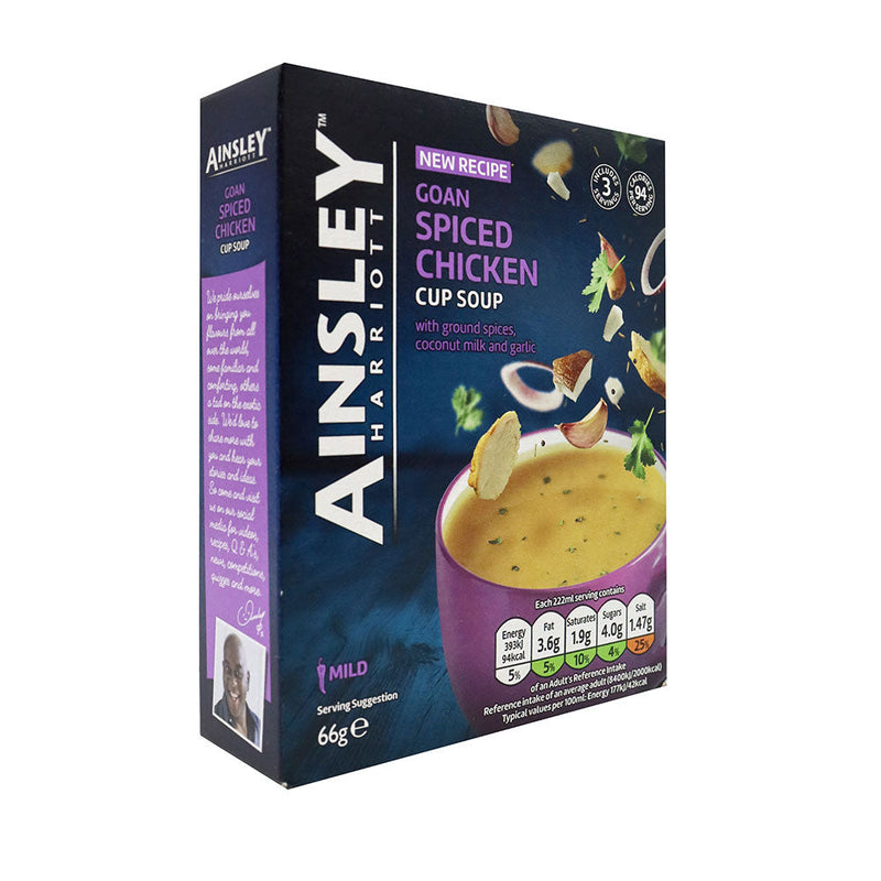 Ainsley Harriott Goan Spiced Chicken Cup Soup 66g x 3PK