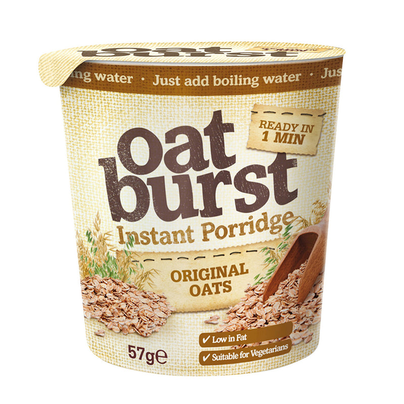 Oatburst Instant Porridge Pot Original Oats 57g x 3Pack