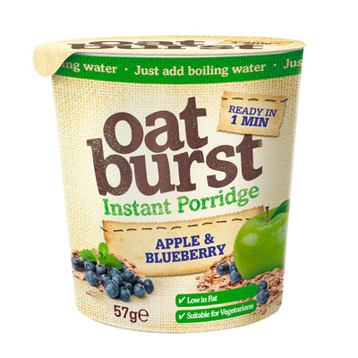 Oatburst Instant Porridge Pot Apple & Blueberry 57g x 3Pack