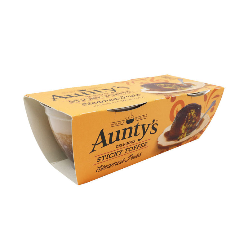 Auntys Sticky Toffee Puddings 2 Pack