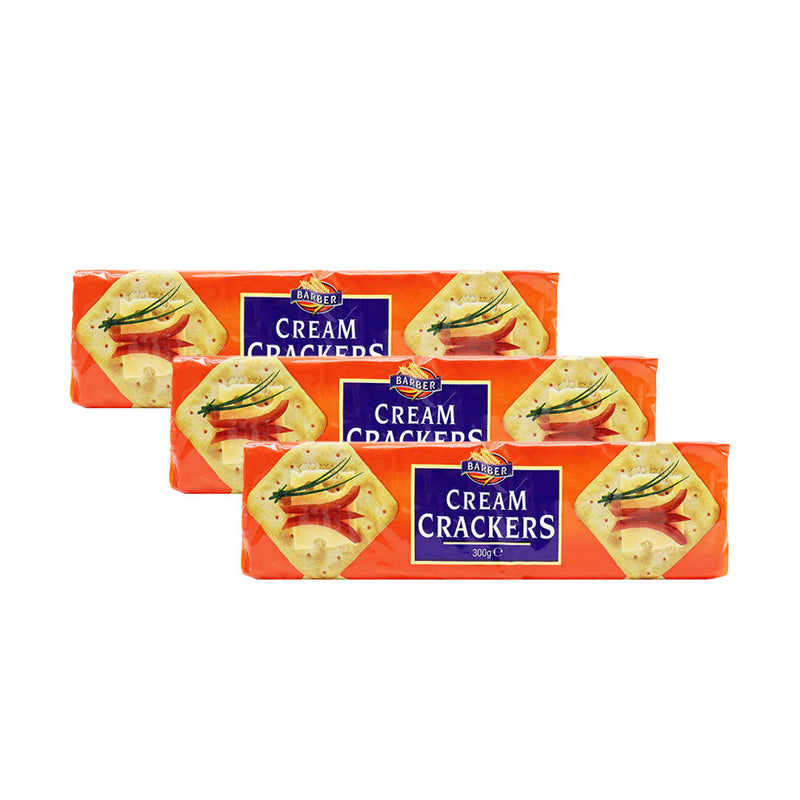 Barber Cream Crackers 300g x 3PK