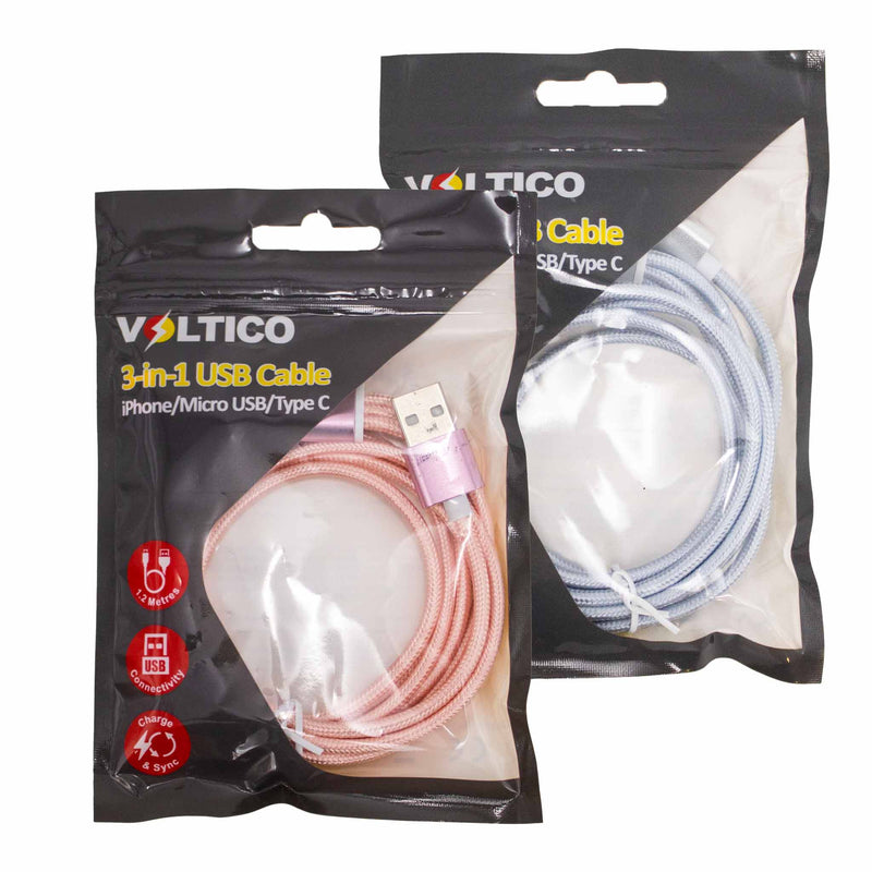 Voltico 3In1 USB Cable 1.2M