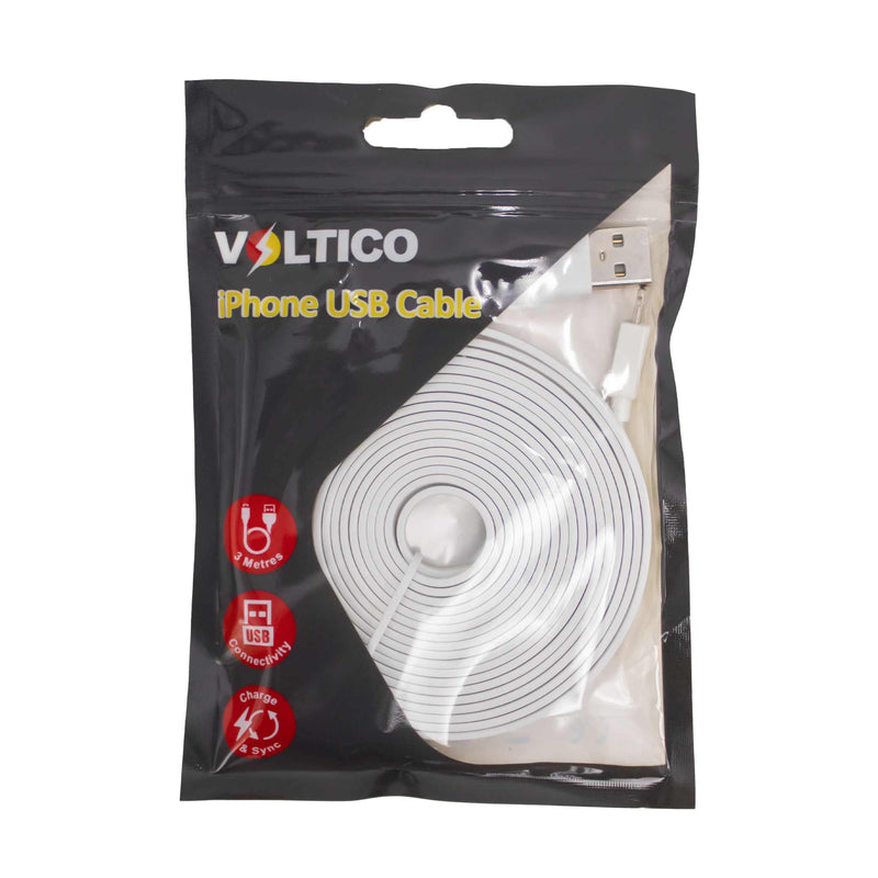 Voltico iPhone USB Cable 3M