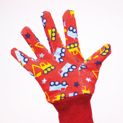 Kids Garden Gloves Blue&Red