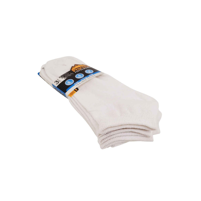 Mens 3Pk Trainer Sock White