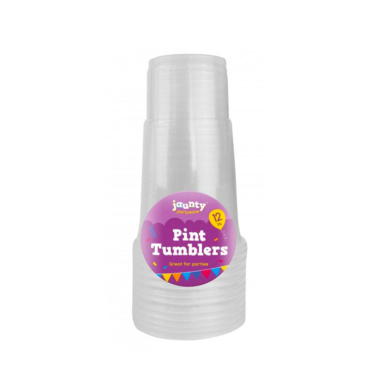 Plastic Pint Tumbler 12PK