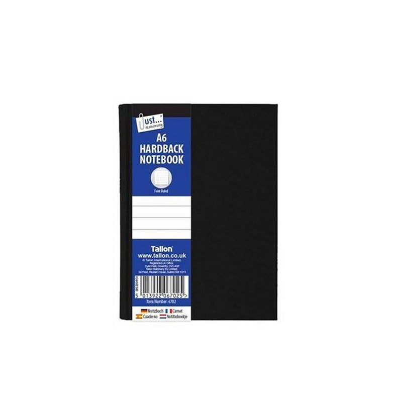 A6 Ruled Hardback Notebook