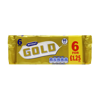 McVitie's Gold Biscuit Bars 6 Pack x 3Pack