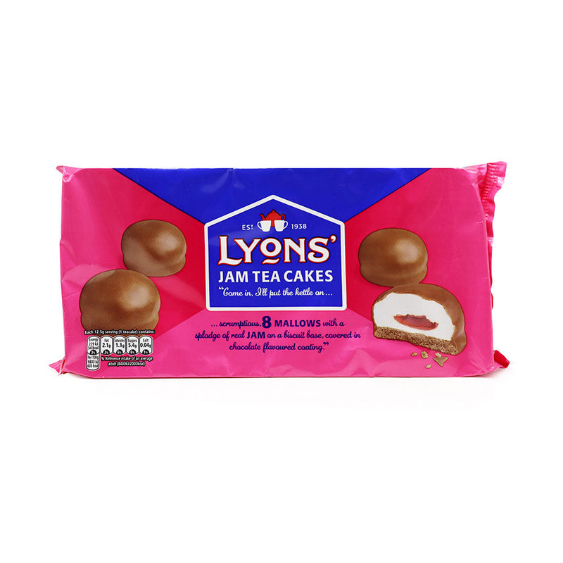 Lyons Jam Teacakes 100g x 3Pack