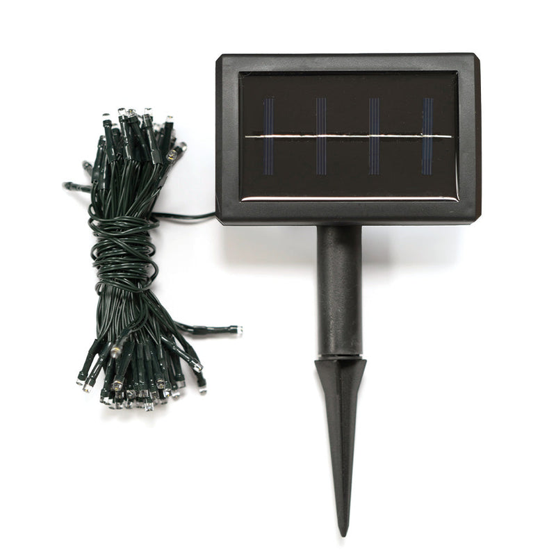 50 Winter Solar LED Lights White Glow