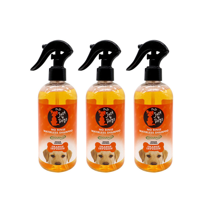 Just 4 Dogs Waterless Shampoo Orange Infusion 300ML