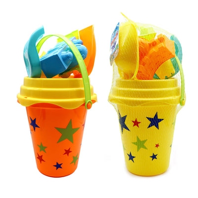 Beach Toys With 6 Piece Bucket Set