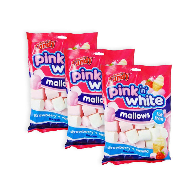 Pink & White Marshmallow 250g x 3Pack