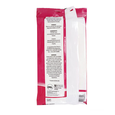 Buzz Anti-Bac Multi Surface Wipes Rhubarb 50S