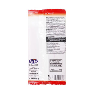 Fini Tornadoes Strawberry Pencil Candy