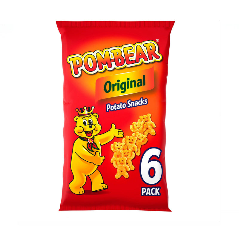 Pom Bear Original Potato Snacks 6Pack x 2PK