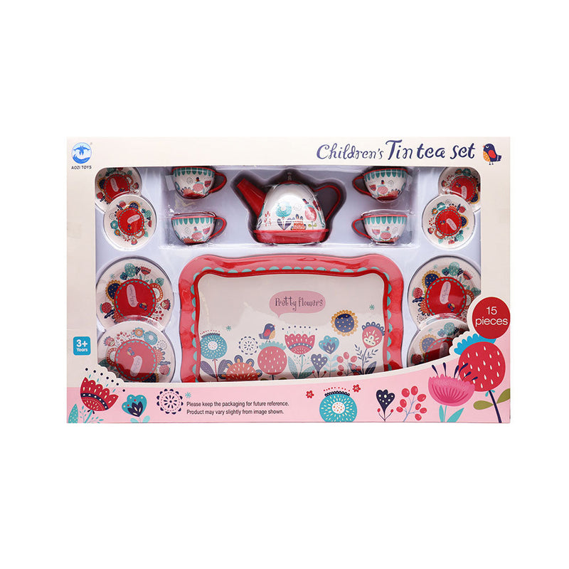 Children Tin Tea Set 15PC