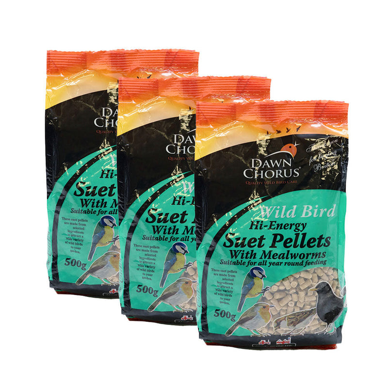 Suet Pellets Mealworm 500g