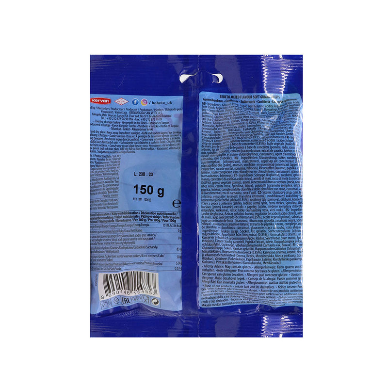Bebeto Big Mix Gummy Sweets 150g x 3Pack
