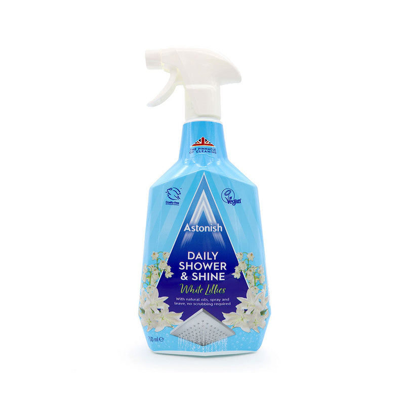 Astonish Shower & Shine Cleaning Spray White Lilies 750ML