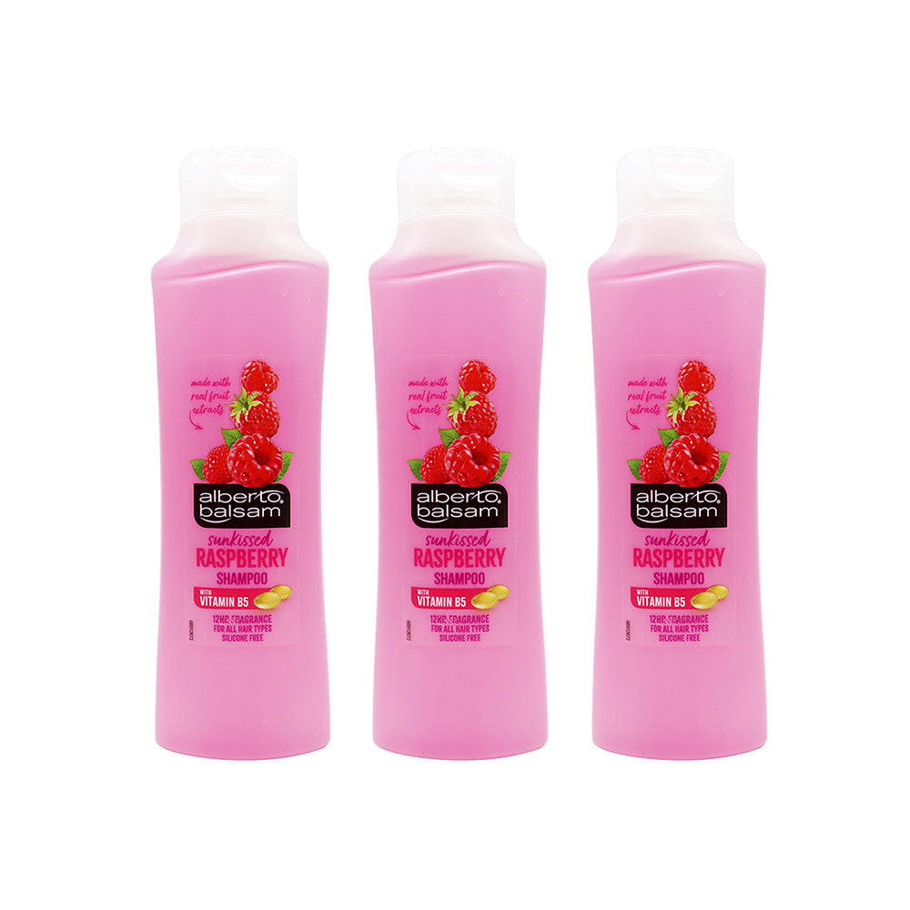 Alberto Balsam Raspberry Shampoo 350ML for Daily Freshness