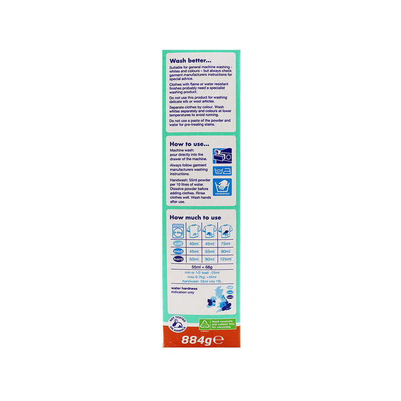 Easy Washing Powder Aloe Vera 13 Washes 884g