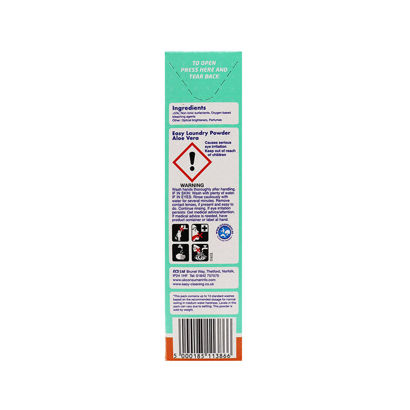Easy Washing Powder Aloe Vera 13 Washes 884g