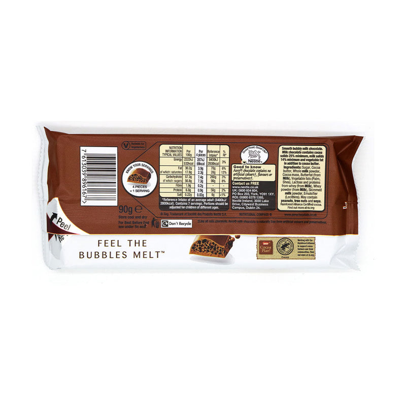 Aero Milk Chocolate Block 90g