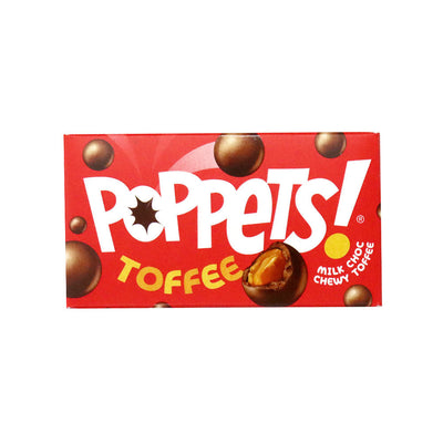 Poppets Chewy Toffee Chocolate 39g x 4Pack