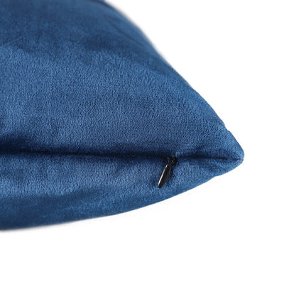 Velvet Square Cushion Cover Navy 45cmx45cm