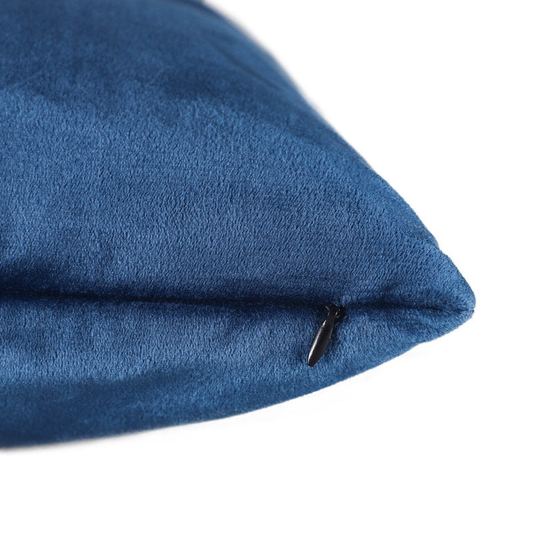 Velvet Square Cushion Cover Navy 45cmx45cm