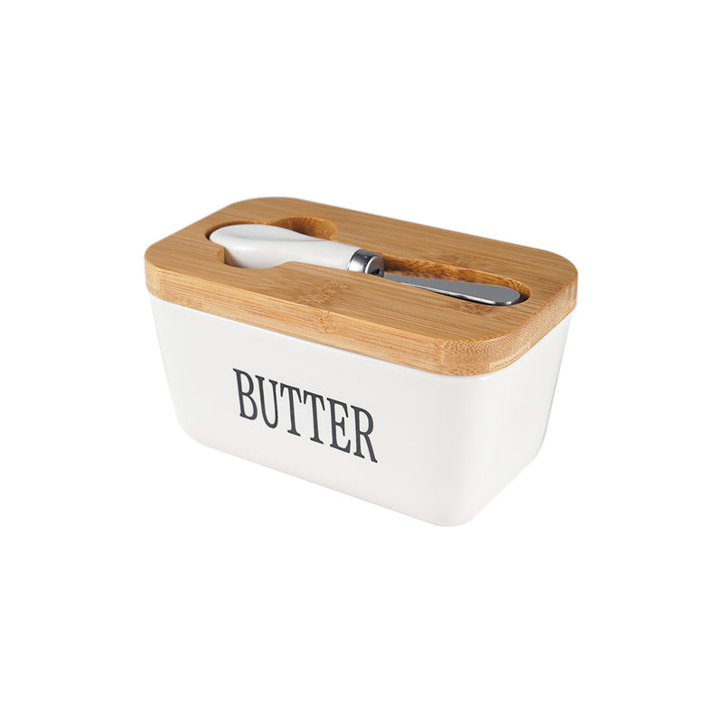 Butter Dish with Lid and Knife 500ML