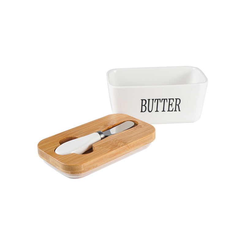 Butter Dish with Lid and Knife 500ML