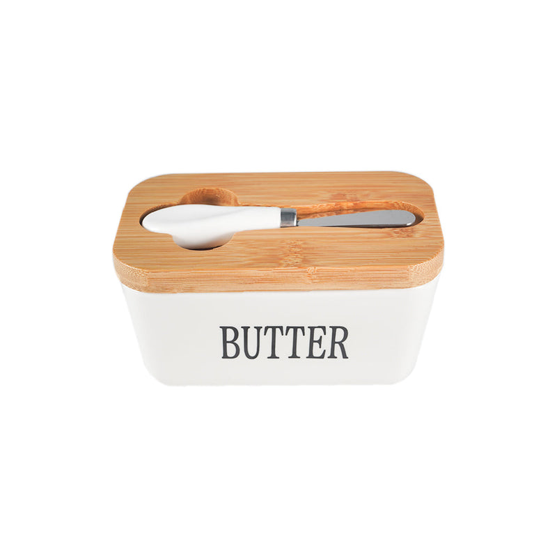 Butter Dish with Lid and Knife 500ML