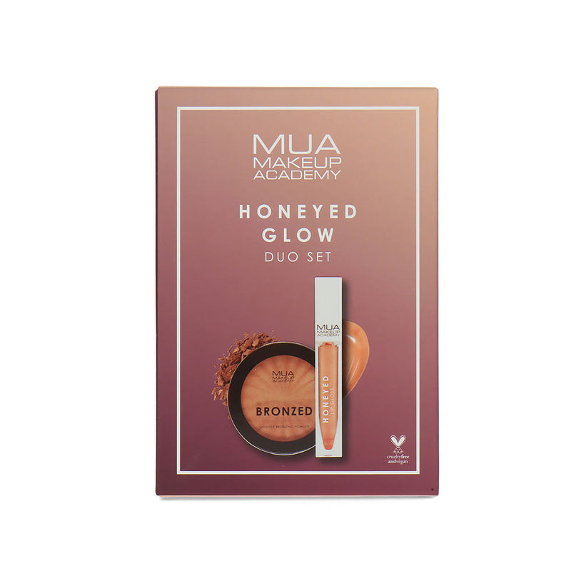 MUA Honeyed Glow Duo Set Lip Gloss & Bronzing Powder