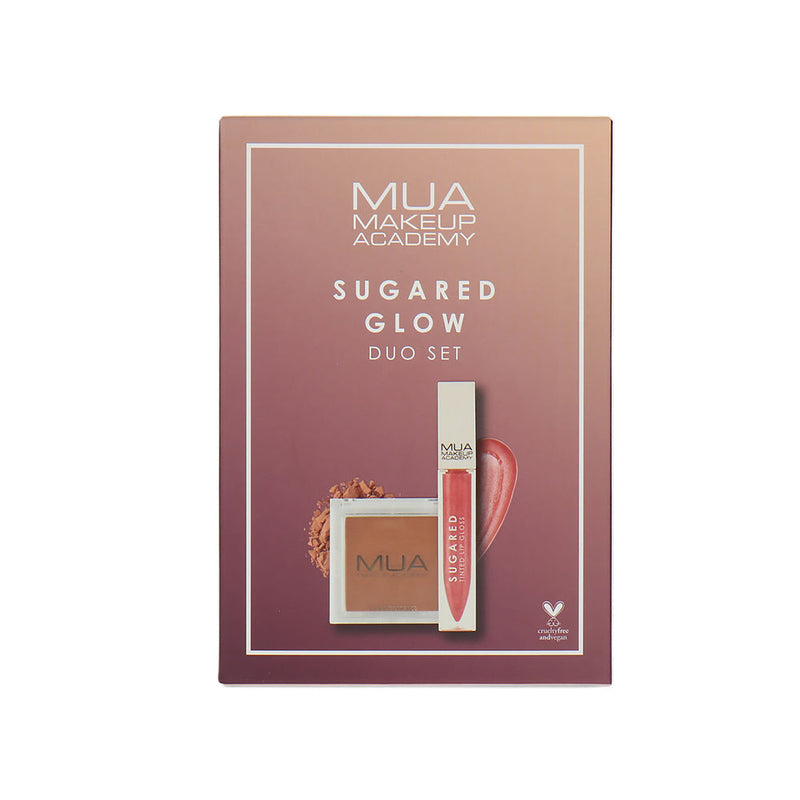 MUA Sugared Glow Duo Set Tinted Lip Gloss & Bronzer